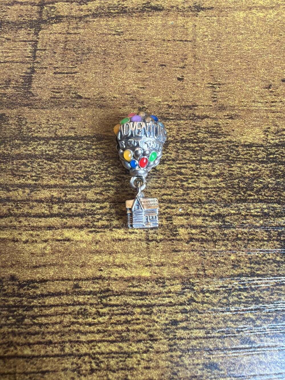 Authentic Rare Sterling Silver Pandora Disney Pixar UP House & Balloons Charm